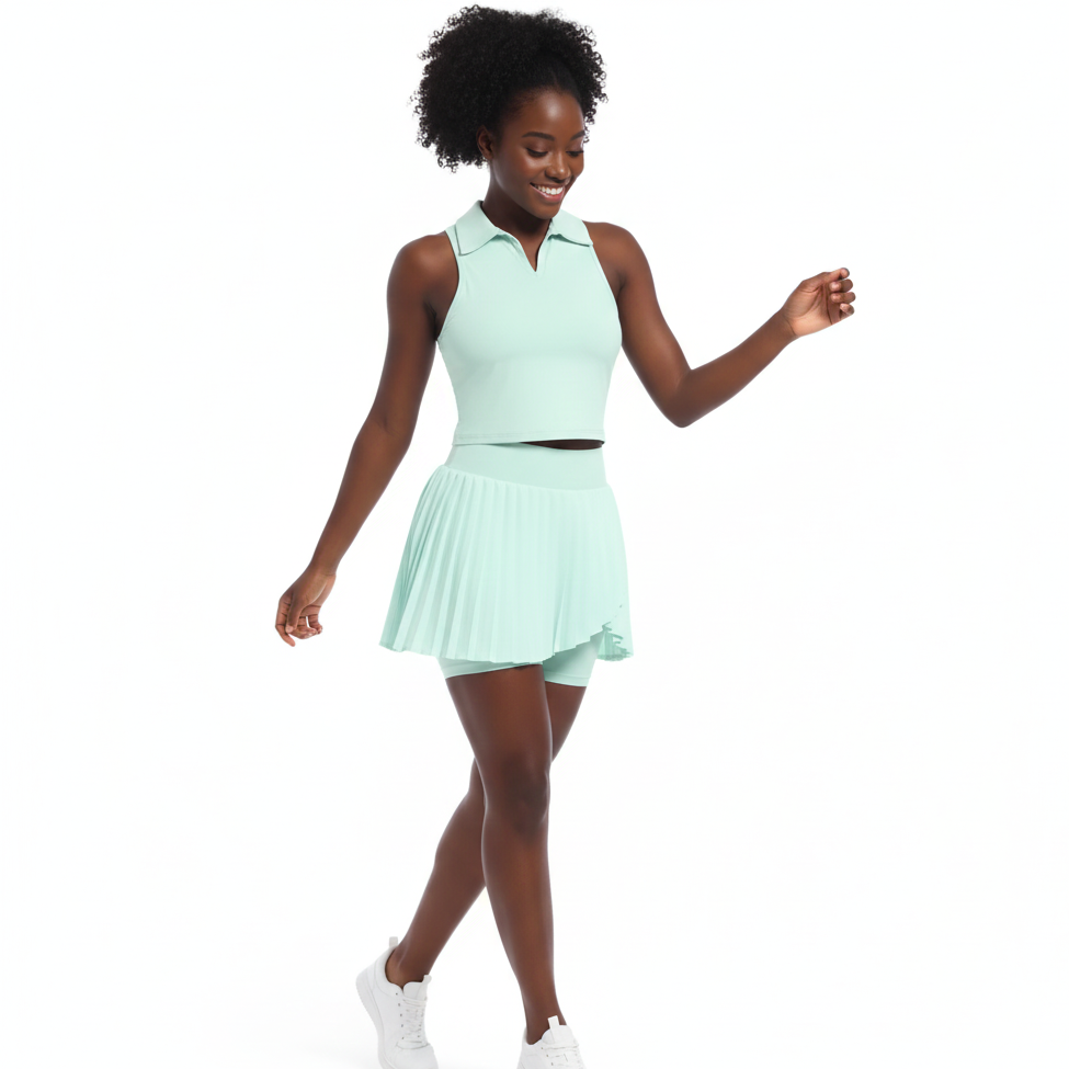 Love U Swing Pleated Set