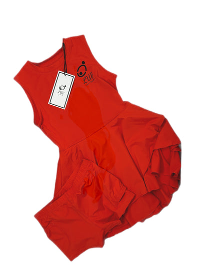 Red Rush Tennis Dress