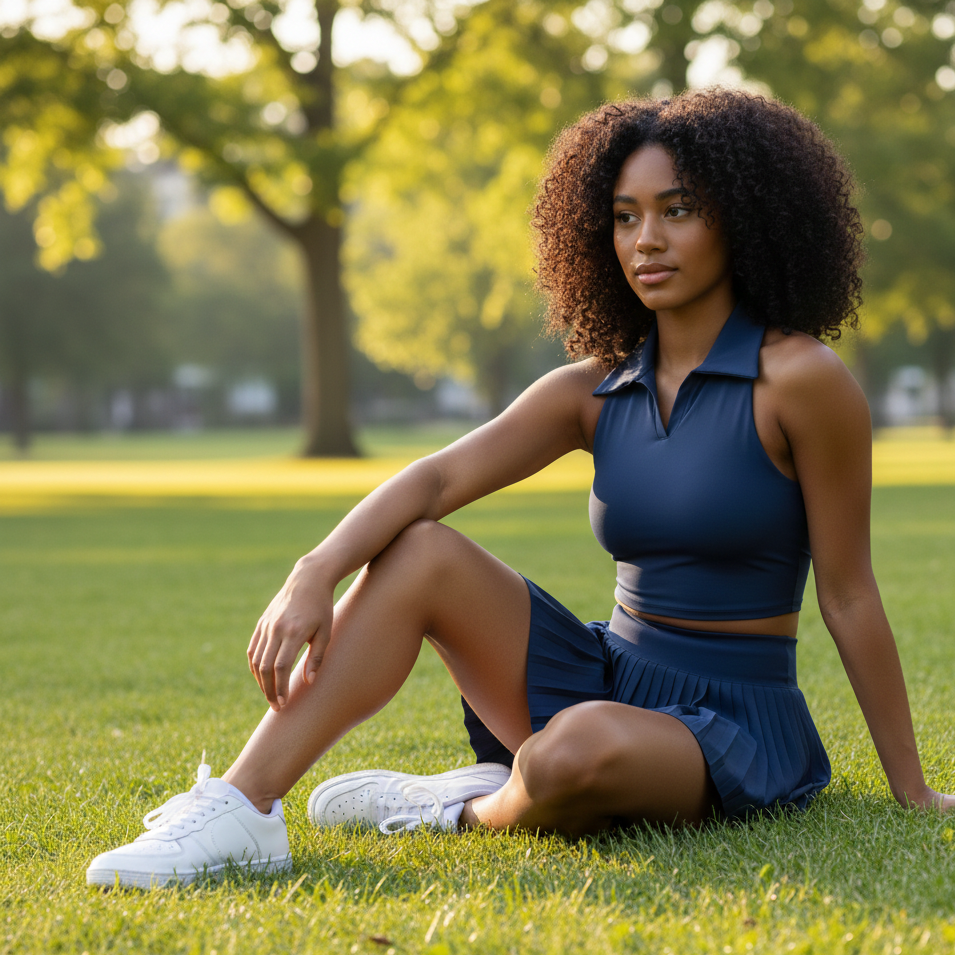 Love U Swing Pleated Set